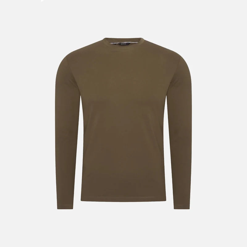 SHINY LONGSLEEVE OLIVE GREEN