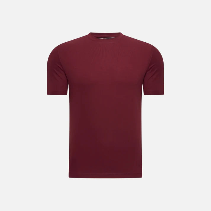 BURGUNDY SHINY TSHIRT