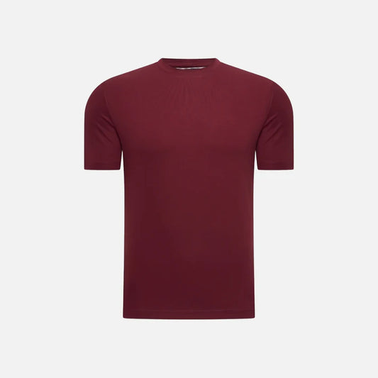 BURGUNDY SHINY TSHIRT