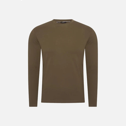 SHINY LONGSLEEVE OLIVE GREEN