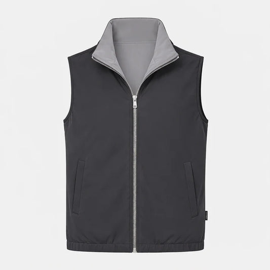 AZURE LIGHT GREY/DARK GREY REVERSIBLE TRAVEL GILLET