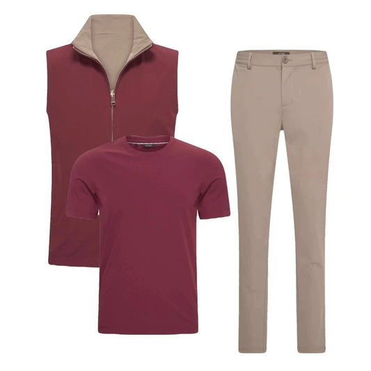 AZURE REVERSIBLE FALCON/BURGUNDY BUNDLE