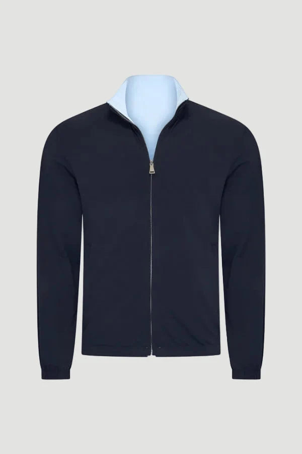 REVERSIBLE JACKET D.BLUE/L.BLUE