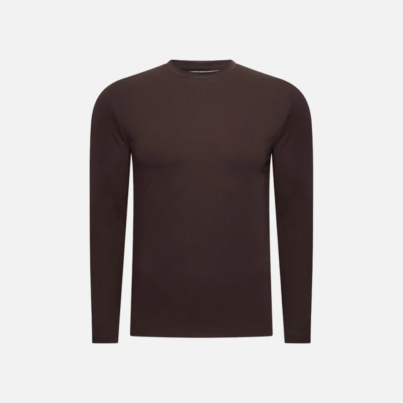 SHINY LONGSLEEVE ESPRESSO