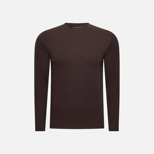 SHINY LONGSLEEVE ESPRESSO
