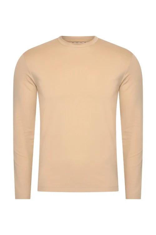 SHINY LONGSLEEVE BEIGE