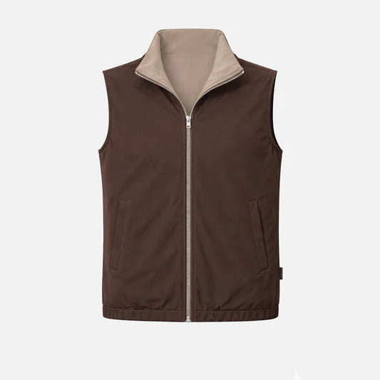 AZURE ESPRESSO/FALCON REVERSIBLE TRAVEL GILLET
