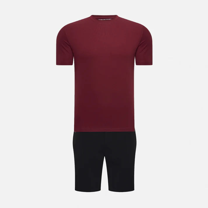 AZURE BURGUNDY/BLACK SET