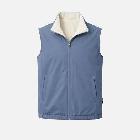 AZURE CLOUD BLUE/KITH REVERSIBLE TRAVEL GILLET