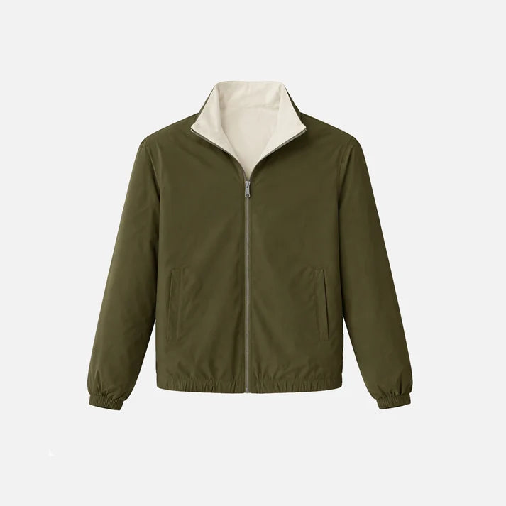 REVERSIBLE JACKET OLIVE GREEN / KITH