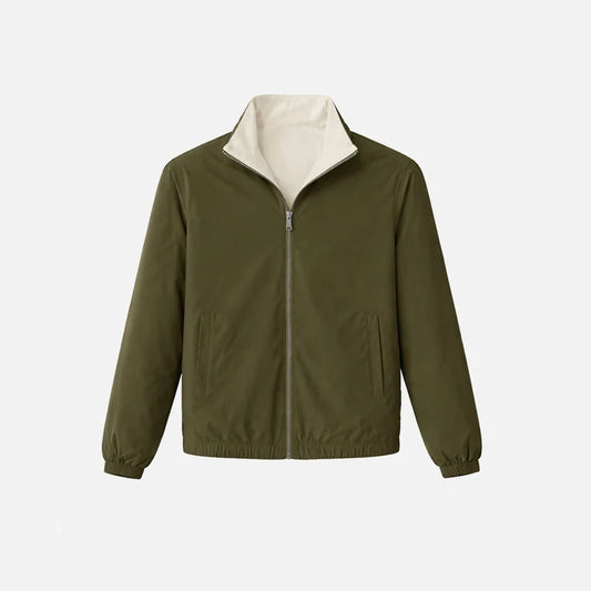 REVERSIBLE JACKET OLIVE GREEN / KITH