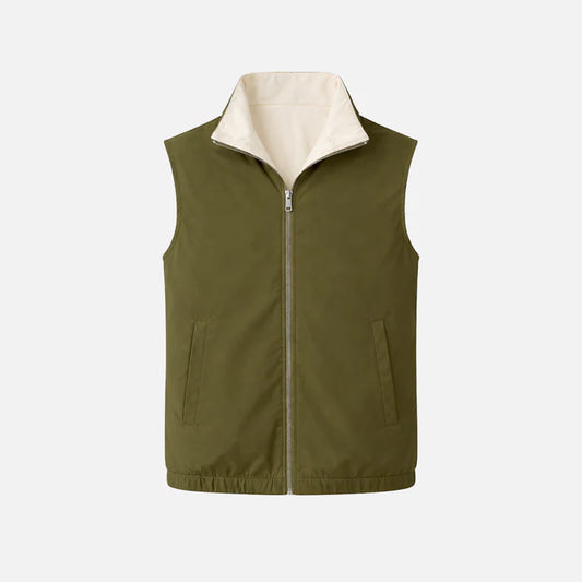AZURE OLIVE GREEN/KITH REVERSIBLE TRAVEL GILLET